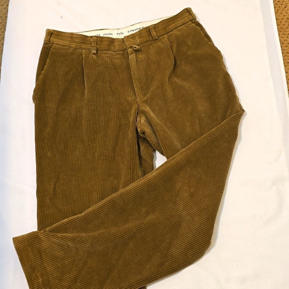 MOBIL ELASTO BUND SCHRITT  COUDOROY VINTAGE PANTS‎ SIZE 44
